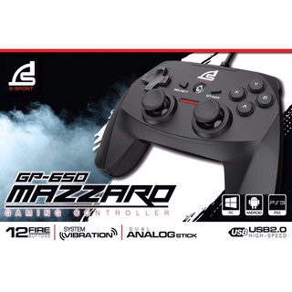 SIGNO E-Sport Gaming Controller จอยเกมส์ รุ่น MAZZARO GP-650 รองรับการทำงานกับ : PC/PS3/Android