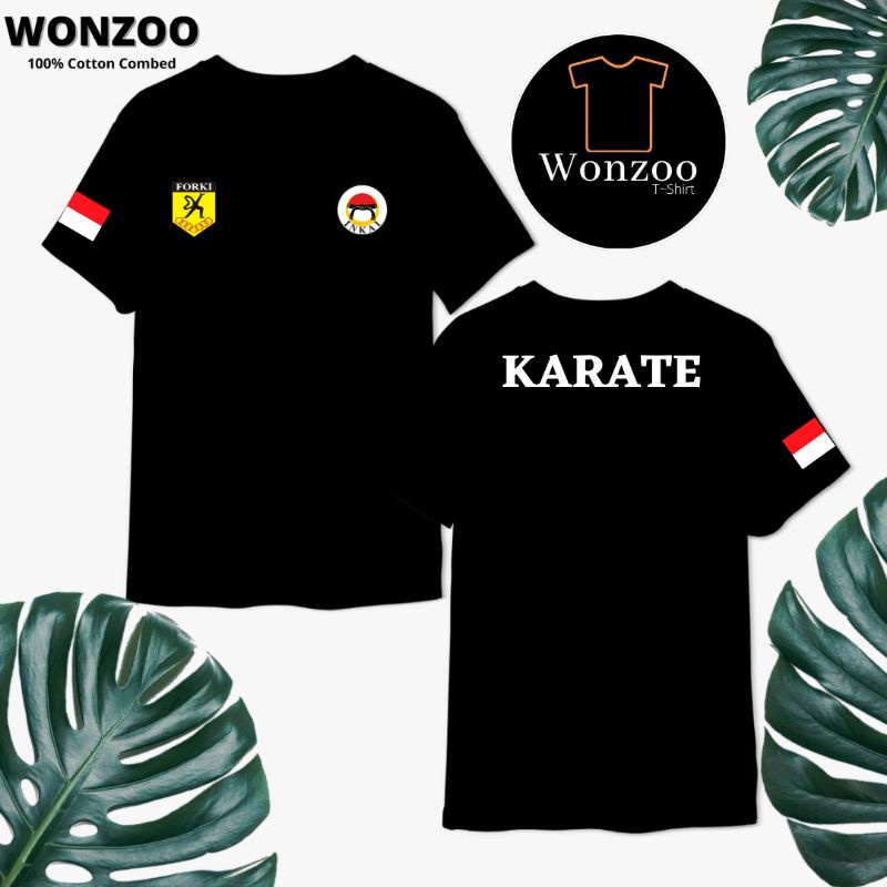 Kaos KARATE BAJU เสื้อยืดคาราเต้ INKAI FORKI INDONESIA & LEMKARI, INKANAS, WADOKAI, GOJAKAI, SHOKAIDO
