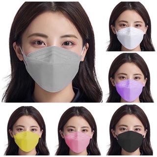 **ลิขสิทธิ์แท้** Mask หน้ากากอนามัย KF94 (แพค 10 ชิ้น) แมส หน้ากาก หนา 4 ชั้น สวมสบาย กันฝุ่น กันเชื้อโรค จากไอ จาม