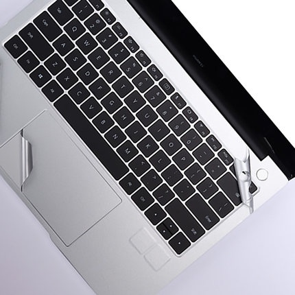 สติกเกอร์ ผิวด้าน สีเงิน 3 ด้าน ถอดออกได้ สําหรับแล็ปท็อป dell inspiron 3515 5501 5510 5515 5410 3511 5508 XPS13 7390 g5 5500 vostro 3510 3501 latitude 3410 14 นิ้ว 15.6 นิ้ว 13 นิ้ว