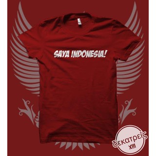 Combed Sale เสื้อยืดแขนสั้นพิมพ์ลาย Distro I Indonesian Indonesia Team สําหรับผู้ชาย 30s