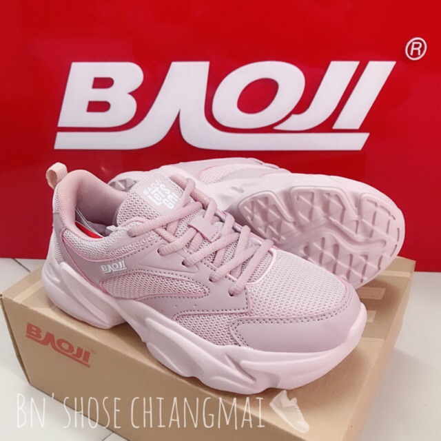 NEW💖รองเท้า baoji 💖แท้💯 รุ่นBJW501 สีชมพู