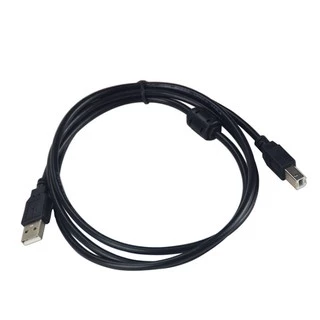 สาย USB 2.0 TO Printer cable AM/BM ยาว 1.8m 3m 5m 10m High Speed-ดำ