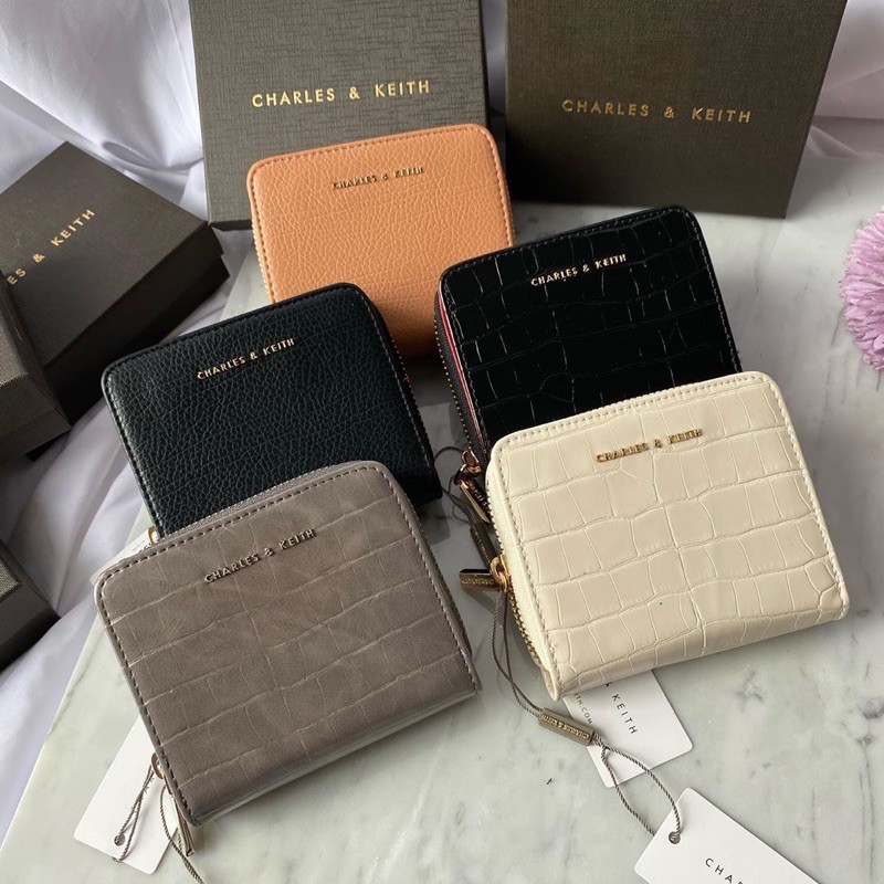 Womens Branded WALLET - CK SMALL ZIP 3ROW WALLET MINI