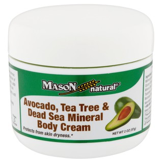 Mason Natural, Avocado, Tea Tree &amp; Dead Sea Mineral Cream 57g