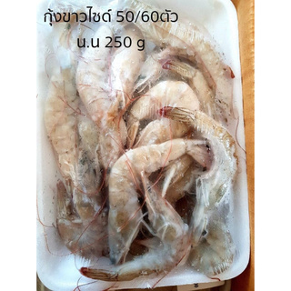 กุ้งขาว ไซส์ 50-60ตัวโล