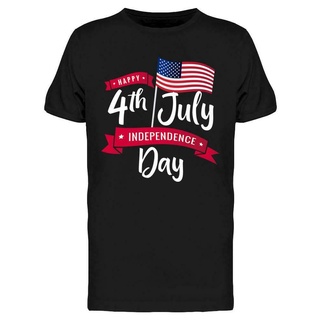 เสื้อยืด ผ้าฝ้าย พิมพ์ลาย Happy Independence 4Th July แฟชั่นฤดูร้อน สําหรับผู้ชาย