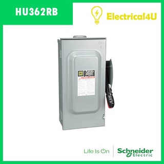 Schneider Electric HU362RB เซฟตี้ สวิตซ์ แบบไม่มีฟิวส์ใช้เป็นสะพานไฟ สำหรับใช้ภายนอกอาคาร 60A 3เฟส 600V