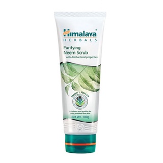 Himalaya Purifying Neem Scrub หิมาลายา สครับ สูตรนีม ลดสิว สิวหัวดำ สิวเสี้ยน ขนาด 100 ml 20648