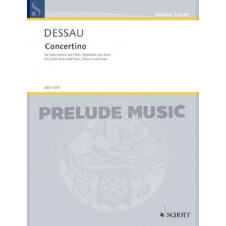 (Violin ) violin solo wiht flute , clarinet and horn Concertino (BSS31337)