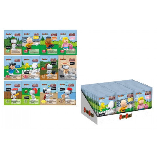 (หายากแล้วนะคะ ของแท้ 100%) บันเบาฟิกเกอร์ สนูปปี้ Banbao Snoopy คละแบบ ตัวต่อคล้ายเลโก้