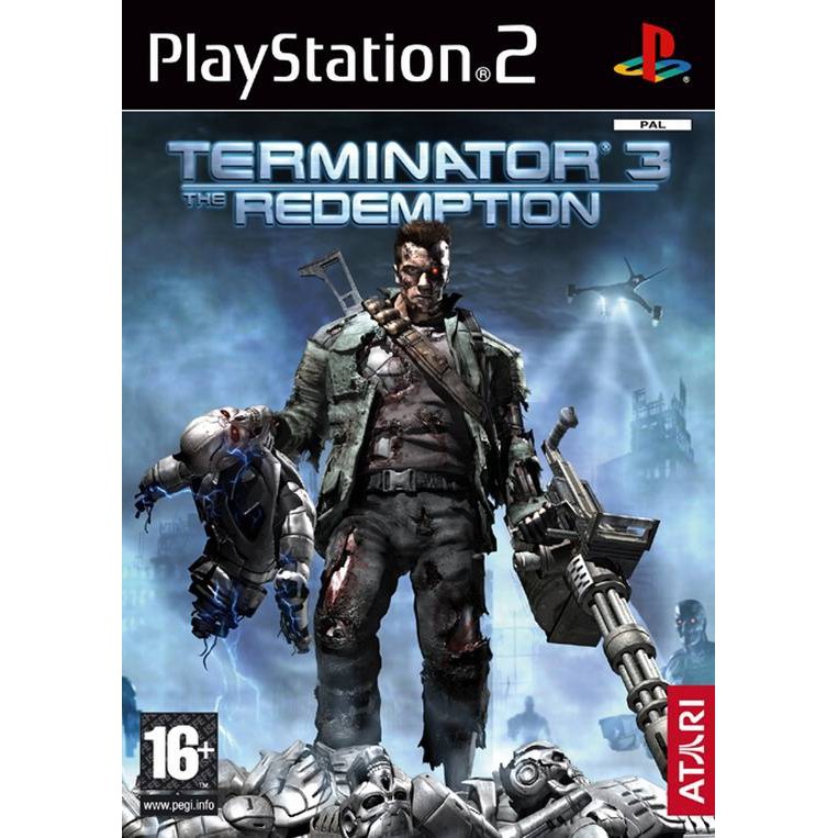 Terminator 3 The Redemption ps2 แผ่นเกมส์ps2 เกมเพล2 เกมคนเหล็ก3