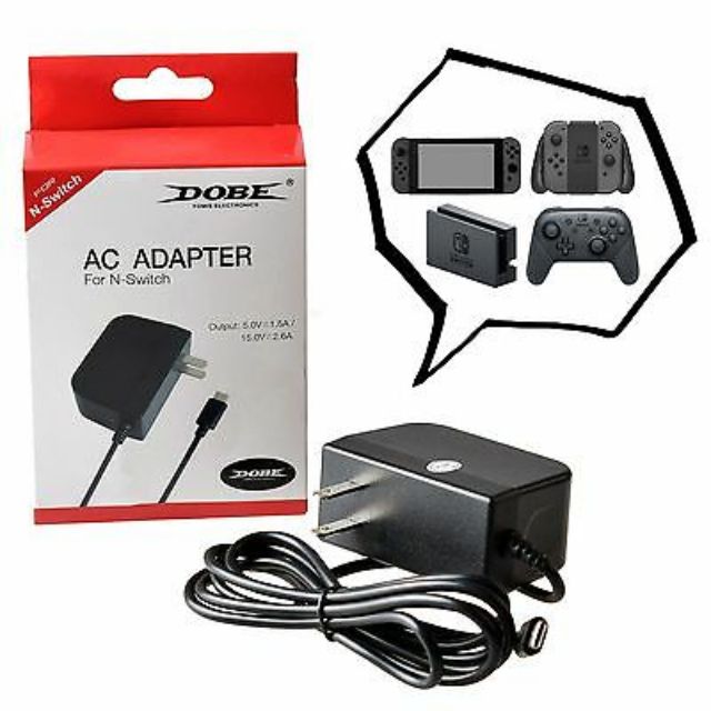 (DOBE) ที่ชาร์จ สายชาร์จ Nintendo Switch / OLED / กล่องแดง Ac Adaptor ใช้กับ Dock ได้ หม้อแปลง