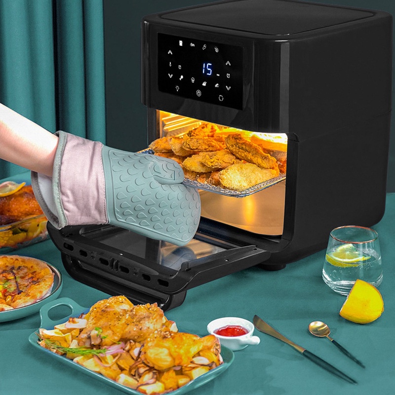 ┅☃Automatic Multifunctional Electric Fryer, Smokeless Electric Oven, Household 12L Smart Touch