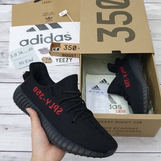 รองเท้า Yeezy Boost350 (size36-45)Black-red