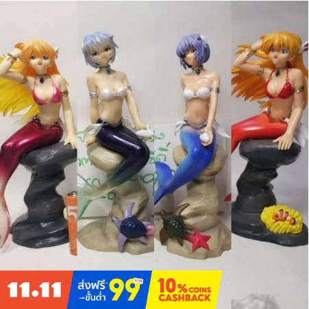 (แท้/มือสองไม่มีตำหนิ) SEGA Neon Genesis Evangelion Extra Mermaid Figure ไม่มีกล่อง