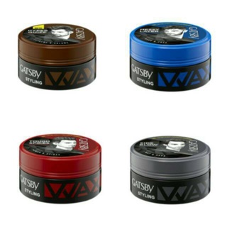 GATSBY STYLING WAX 4 สี แกสบี้ สไตล์ลิ่ง แว็กซ์ 20 กรัม และ 75กรัม แว็กซ์ จัดแต่งทรงผม ผมอยู่ทรงนานตลอดวัน