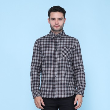 Kemeja Dyllco Men& 39;s Flannel เสื้อแขนยาว Fullerton Flannel Shirt