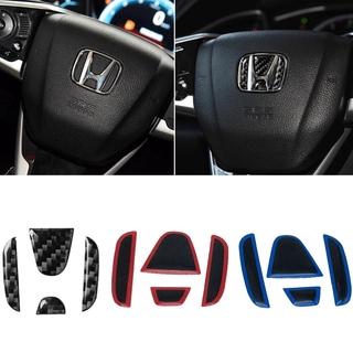 สติกเกอร์ติดพวงมาลัยรถยนต์สําหรับ Honda Civic Accord Fit Jazz City CRV HRV Odyssey