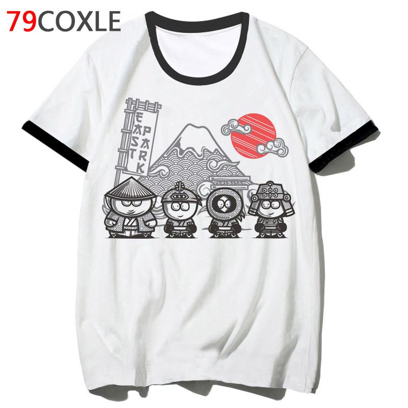 เสื้อยืดแขนสั้น ผ้าฝ้าย พิมพ์ลาย South Park ตลก สําหรับผู้ชาย