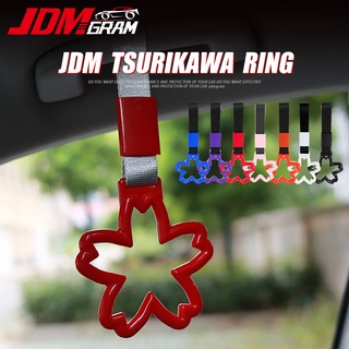 JDM Racing รถ แหวนตกแต่งที่วางแขนที่วางแขน TAKATA Tsurikawa Auto อุปกรณ์ตกแต่งภายใน