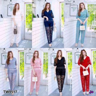 TW9517

Set #สาวอวบ เสื้อคอวี + กางเกง ผ้าลูกไม้