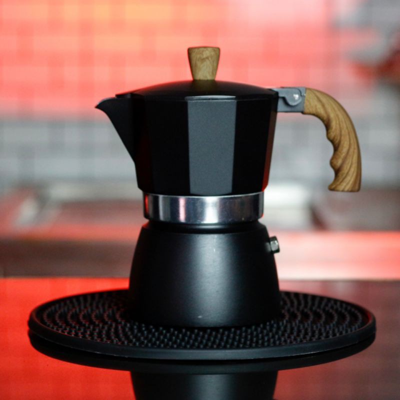 มอคคพอมท อลูมิเนีย อิตาเลี่ยน Moka Espresso เครื่องชงกาแฟ Percolator Stove Top Pot 150 ml.
