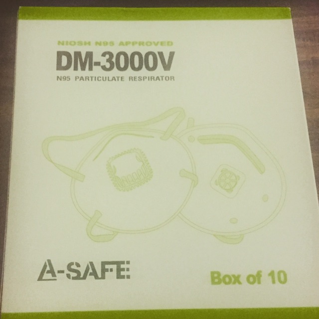 ของแท้100%! “พร้อมส่ง”หน้ากากป้องกันฝุ่น A-Safe DM-3000V N95 PM25 ลดราคา!
