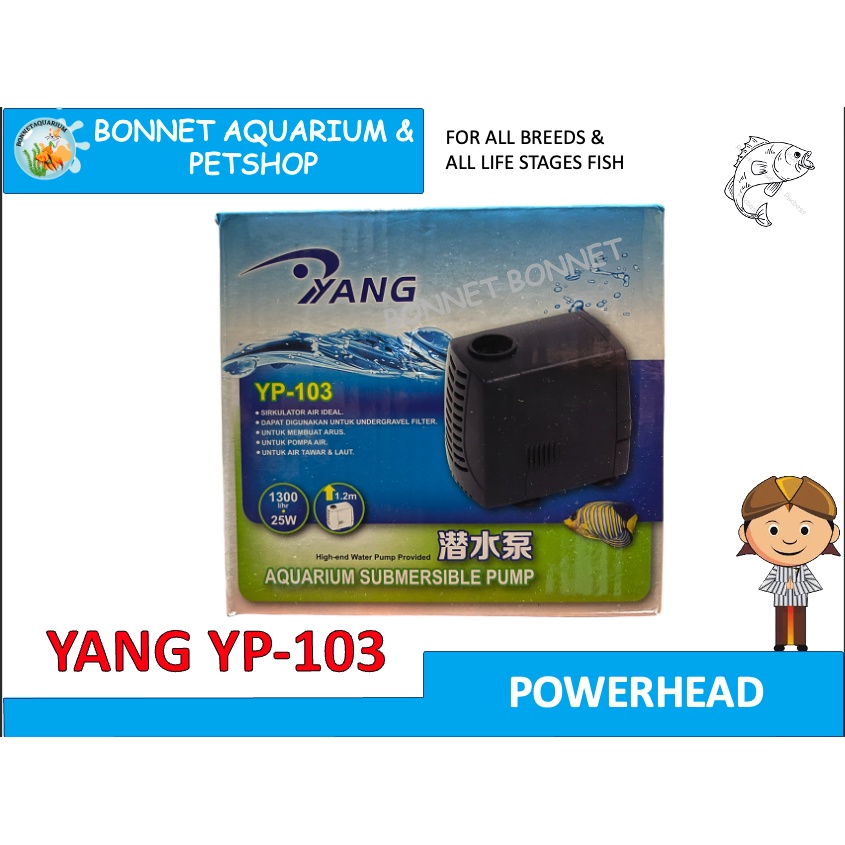 ปั๊มน้ําตู้ปลา Powerhead yang yp 103