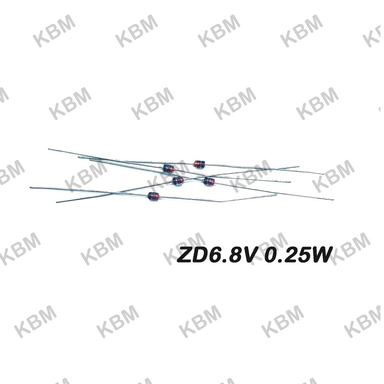 Zener diode (ซีเนอร์ไดโอด) ZD6.8V 0.5W ZD6.8V 0.25W ZD6.8V 1N4736A 1W ZD6.8V 1W. ZD6.8V 1W