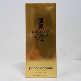 น้ำหอมแท้ Paco Rabanne 1 Million for Men EDT 100ml กล่องซีล