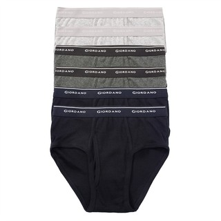 GIORDANO กางเกงในชาย - Mens Cotton Briefs(6pcs.) 01177014