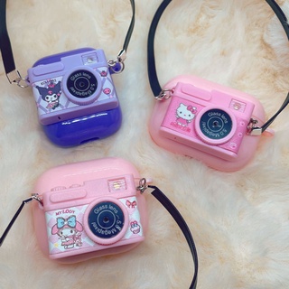 เคสหูฟัง ลาย Sanrio Hello kitty Melody Kuromi น่ารัก สําหรับ airpods 1 2 3 pro