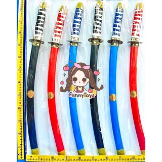 ดาบ นินจา ซามูไร  แพ็คมี6ชิ้น สุ่มคละสี