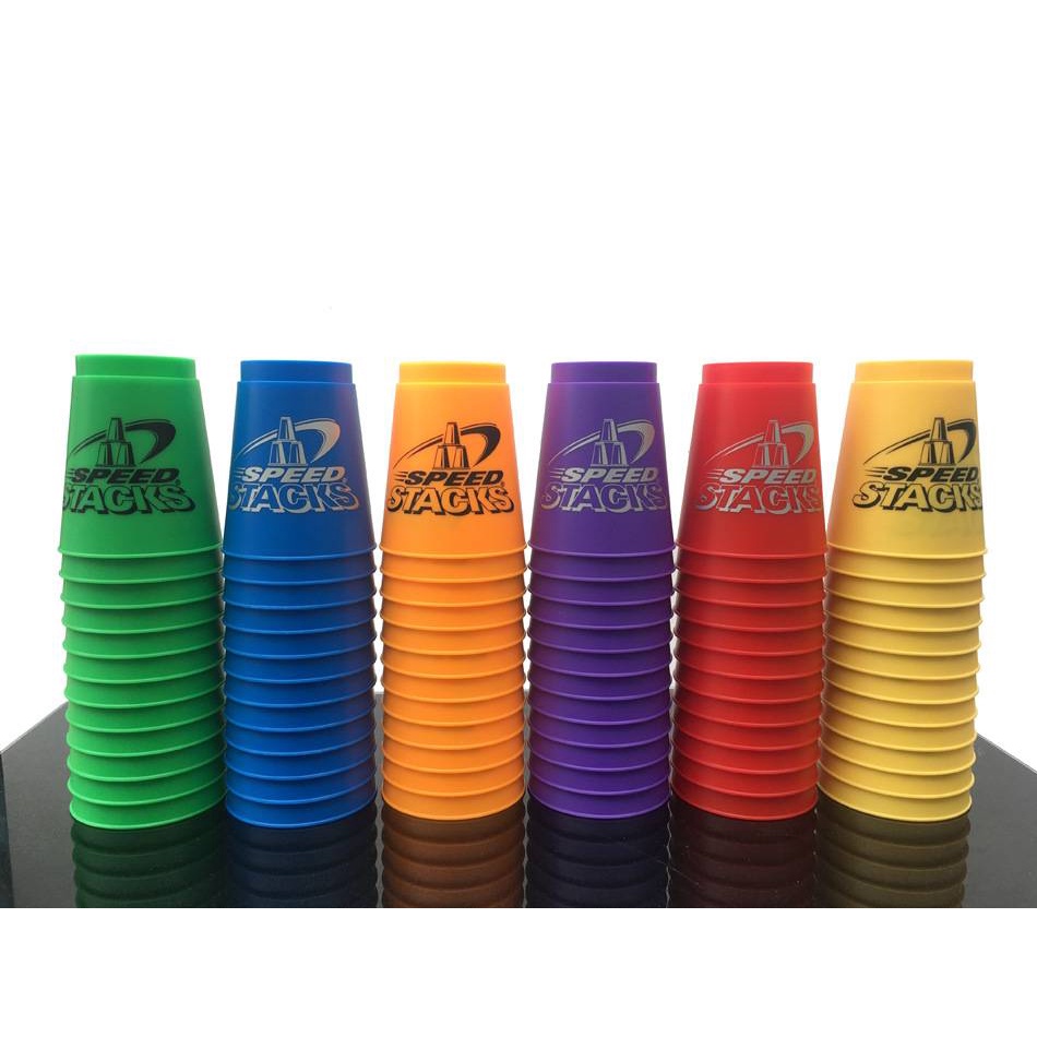 SpeedStacks Pro Series 2X Solar Cup Blue Art Cup Speed Stacks Sets (Official WSSA Cups) Game Stack C