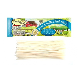 Family Tree 100 % Organic Rice Noodles Pad Thai เส้นผัดไทยข้าวขาวออร์แกนิก 100 % (250 g)