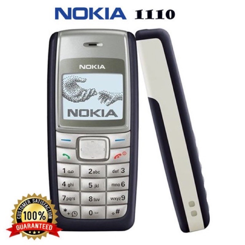 มือถือปุ่มกด Nokia โทรศัพท์มือถือปุ่มกด Nokia 1110i โนเกีย ปุ่มกดมือถือ เครื่องแท้100% ตัวเลขใหญ่ สัญญาณดีมาก ลำโพงเสียง
