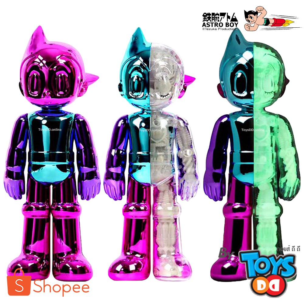 Tokyo Toys Limited Astro Boy Mechanical Clear Neon Chrome Limited