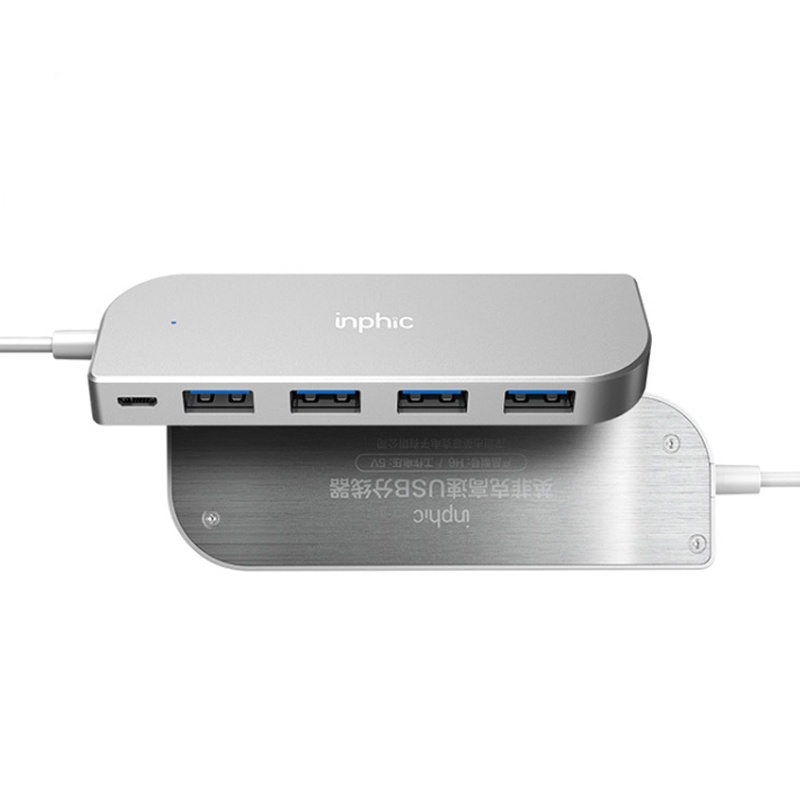 Inphic USB3.0 HUB 4 USB Splitter High-Speed mirco B dock expansion การ ...