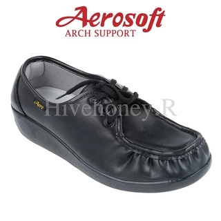 ☁️NW9092☁️ รองเท้าพยาบาล รองเท้าคัชชู เพื่อสุขภาพ aerosoft arch support(แอโร่ซอฟ)
