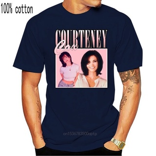 [S-5XL]เสื้อยืดลําลอง ลาย VINTAGE Courteney Cox เข้ากับทุกการแต่งกาย สําหรับผู้ชาย 933459