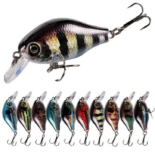 Syfishing เหยื่อตกปลา สีสันสดใส 5.2 ซม. เหยื่อตกปลา แบบลอยน้ํา 8.5 กรัม