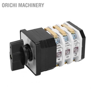 Orichi Machinery Universal Electric Cam Switch Rotary Switches LW12D‑16YH3/3 220V‑380V 16A 4 Positions