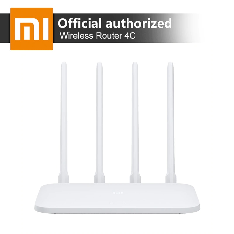 Xiaomi Mi WiFi Router 4C 64MB 300Mbps 2.4G 4 Antennas Smart APP Control ...