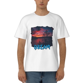 Landscape Printing Oversized T Shirt for Men Korean Top Trendy Tops T Shirt for Women Summer(Unisex)เสื้อยืด