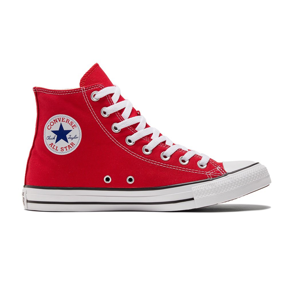 Converse All Star Classic Hi - Red สีแดง รองเท้า คอนเวิร์ส แท้ คลาสสิค หุ้มข้อ
