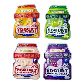 Yogurt konjac jelly เยลลี่โยเกริตผสมน้ำผลไม้