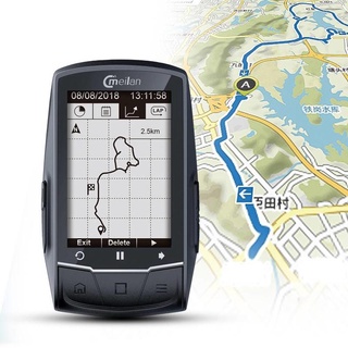 Meilan M1 Gps เครื่องวัดความเร็ว Ble4.0 สําหรับติดรถจักรยานคอมพิวเตอร์