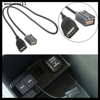 [aosuoas11] อะแดปเตอร์สายเคเบิล USB AUX 2008 สําหรับ CIVIC JAZZ CR-V ACCORD CR-Z 09-13 MP3