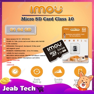 imou Micro SD Card S1 64GB ความเร็วสูง Class10